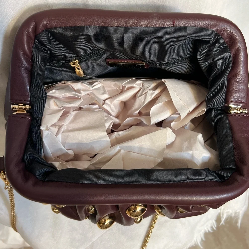 🍷URBAN EXPRESSIONS WINE/BROWN CAREY BAG🍷NWT